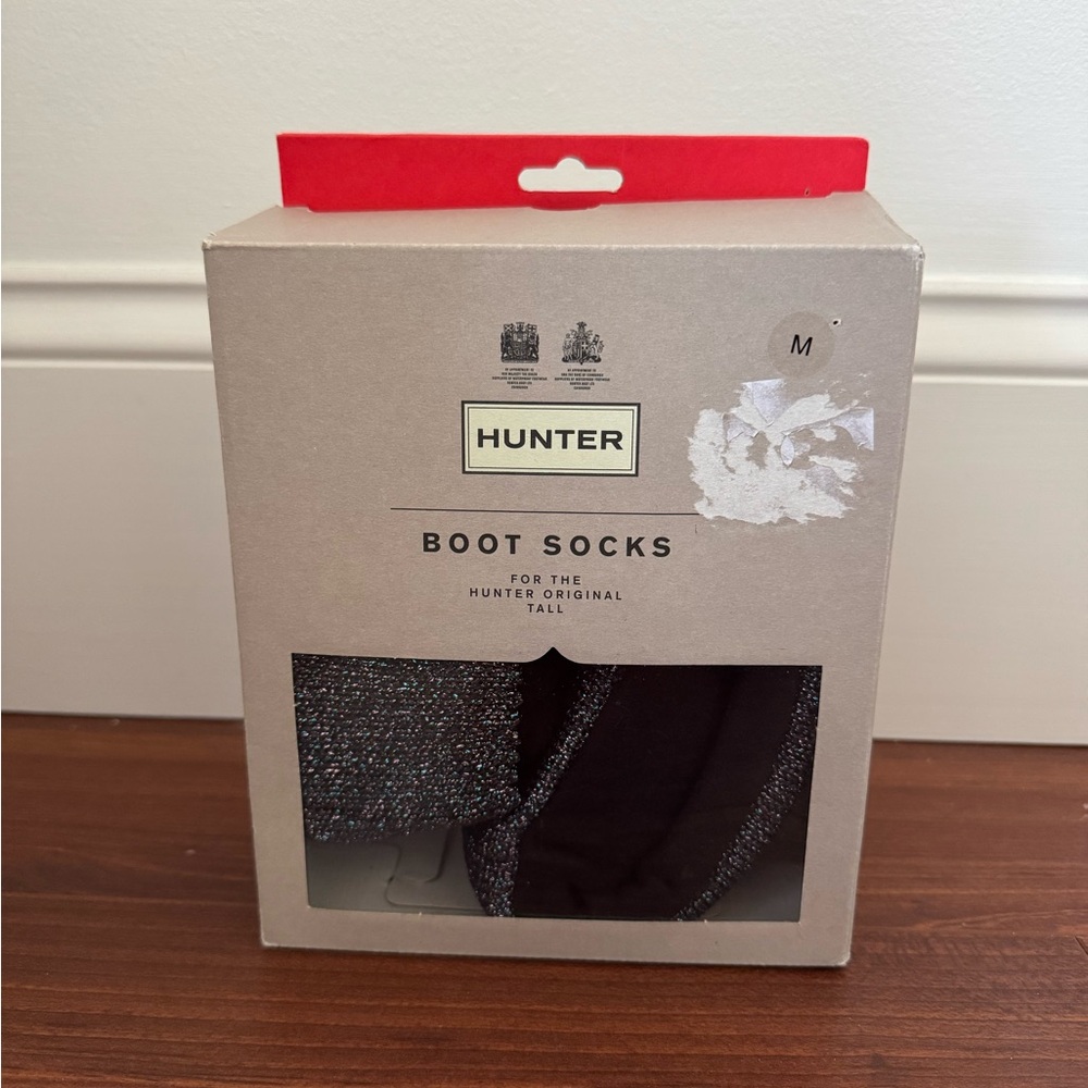 Hunter Black And Gray Boot Socks - image 1